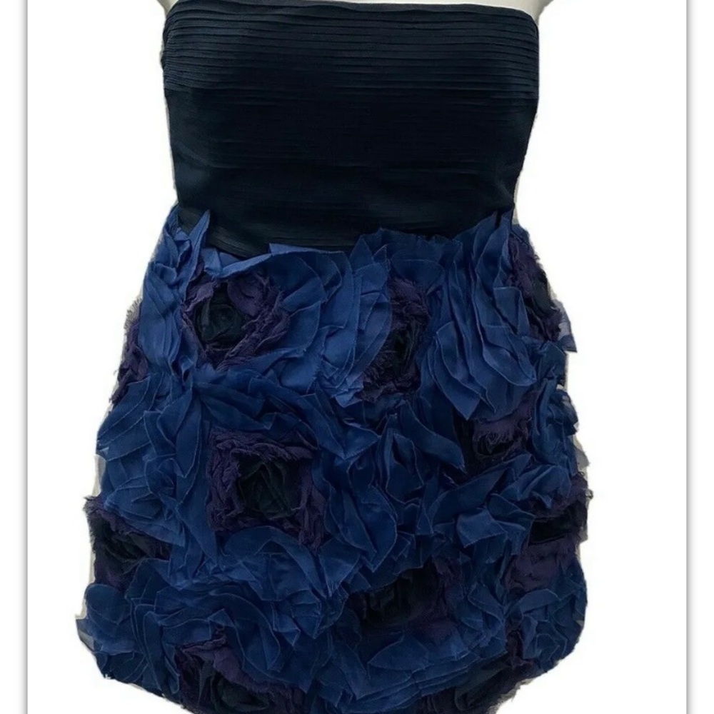 BCBG MAXAZRIA Strapless Woven Dress (MSRP $598.00)